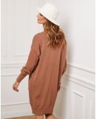 Robe Martini en Cachemire mélangé camel