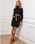Robe Martini en Cachemire mélangé noire