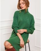 Robe Martini en Cachemire mélangé verte