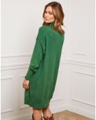 Robe Martini en Cachemire mélangé verte