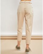 Pantalon droit Patrice beige