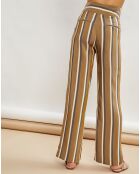 Pantalon ample Polydor à rayure matelas kaki foncé