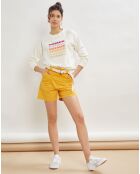 Short Sylvestre safran