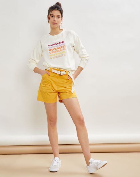 Short Sylvestre safran