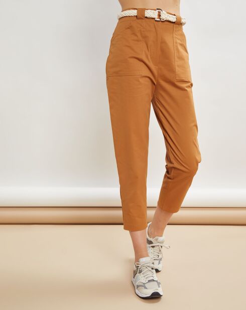 Pantalon droit Patrice camel