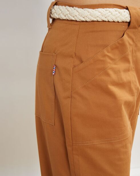 Pantalon droit Patrice camel