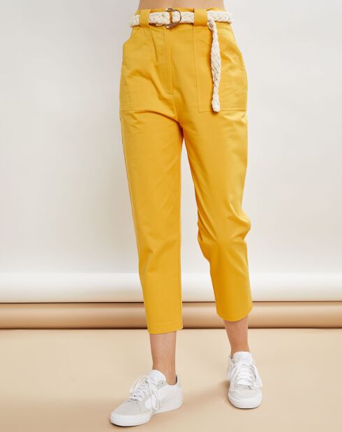 Pantalon droit Patrice safran