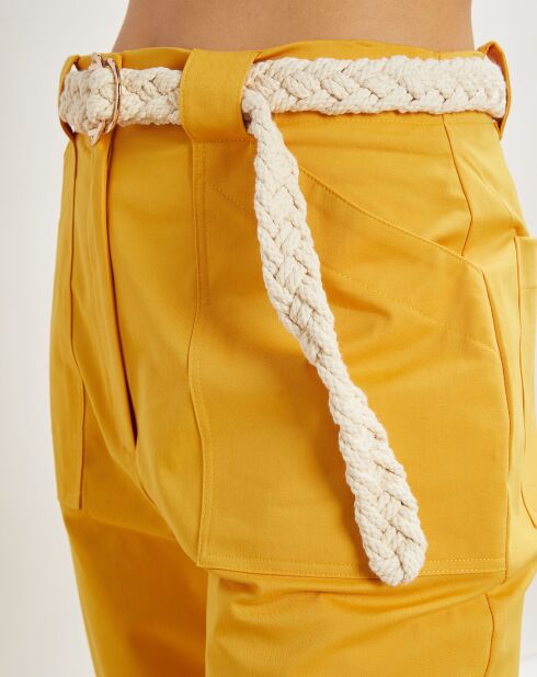 Pantalon droit Patrice safran