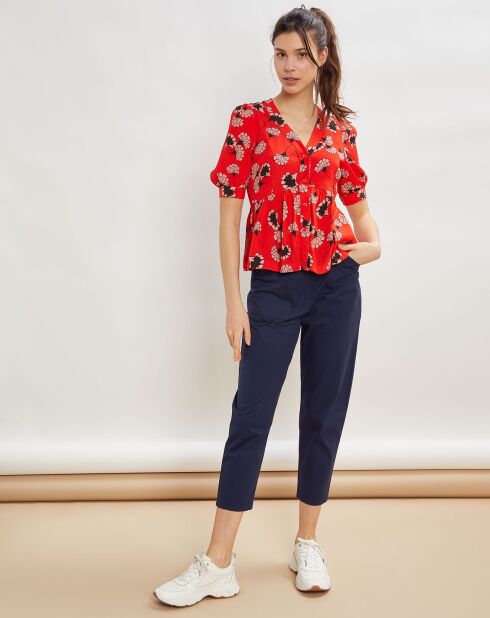 Blouse Barbara rouge