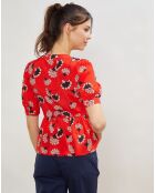 Blouse Barbara rouge