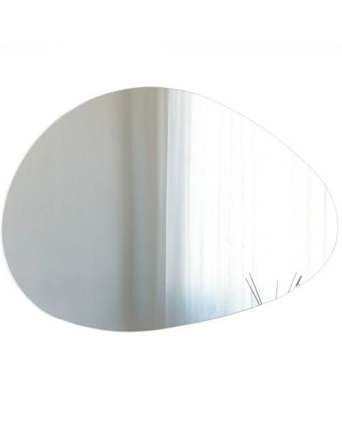 Miroir Porto blanc/doré - 90x60x1.2 cm