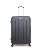 4 Miami-M 75/65/55/46 cm zwarte eenpersoons koffers met 4 wielen
