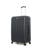 4 Miami-M 75/65/55/46 cm zwarte eenpersoons koffers met 4 wielen