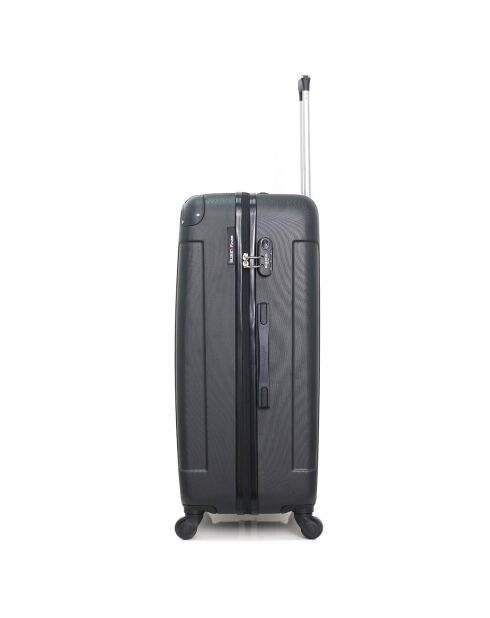 4 schwarze 4-Rad-Einzelkoffer Miami-M 75/65/55/46 cm