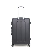 4 Miami-M 75/65/55/46 cm zwarte eenpersoons koffers met 4 wielen