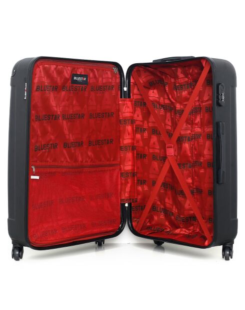4 Miami-M 75/65/55/46 cm zwarte eenpersoons koffers met 4 wielen