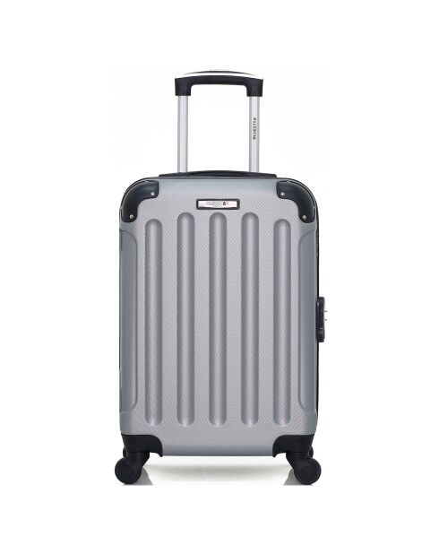 XXS 4 enkele wielen Madrid 46 cm grijze cabinekoffer