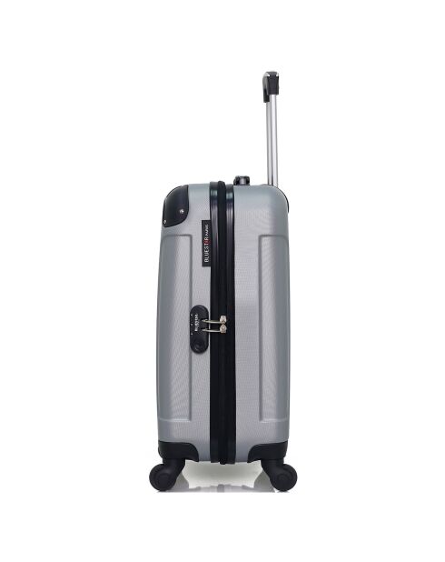 XXS 4 enkele wielen Madrid 46 cm grijze cabinekoffer