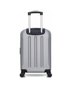 XXS 4 enkele wielen Madrid 46 cm grijze cabinekoffer