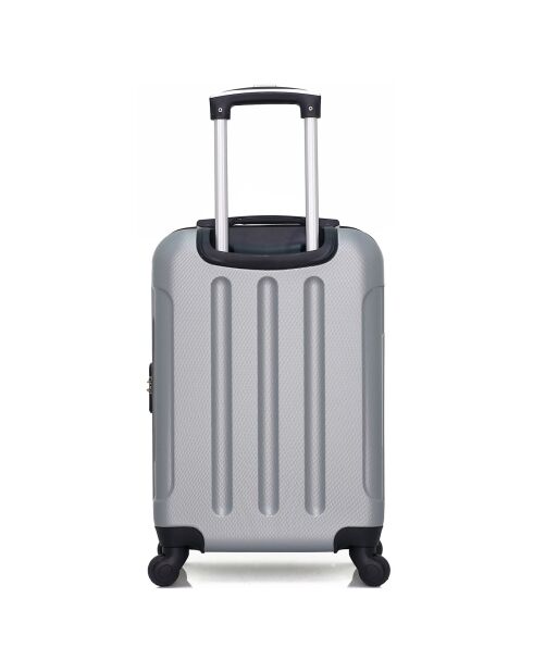 XXS 4 enkele wielen Madrid 46 cm grijze cabinekoffer