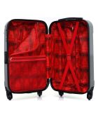 XXS 4 enkele wielen Madrid 46 cm grijze cabinekoffer