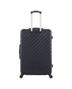 Valise Long Séjour 4 roues simples Cité 75 cm noire