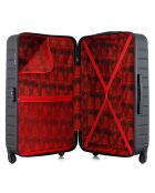 Valise Long Séjour 4 roues simples Cité 75 cm noire