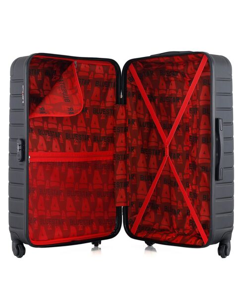 Valise Long Séjour 4 roues simples Cité 75 cm noire