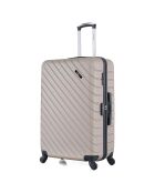 Maleta Long Stay 4 ruedas individuales Cité 75 cm beige