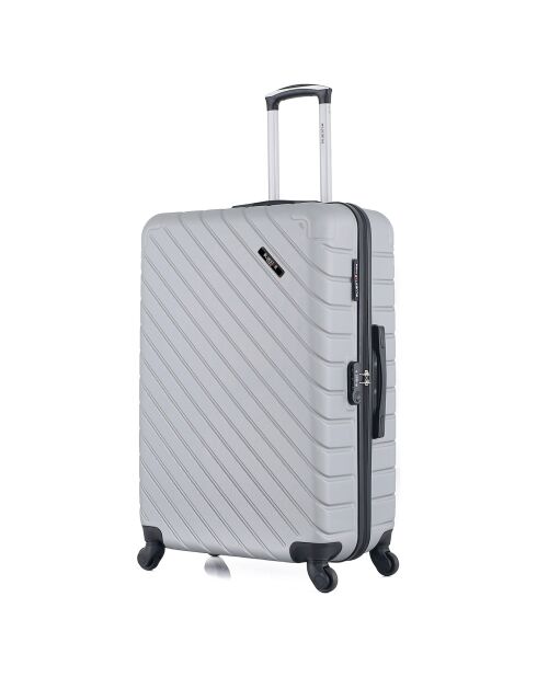 Long Stay Koffer met 4 enkele wielen Cité 75 cm grijs