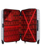 Long Stay Koffer met 4 enkele wielen Cité 75 cm grijs