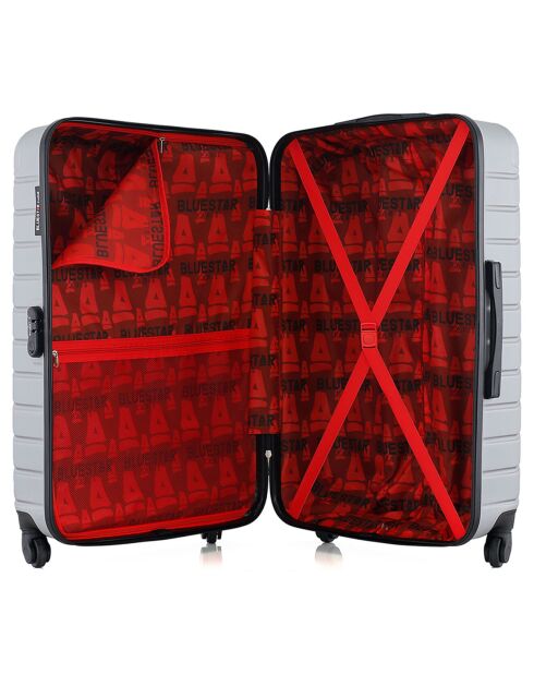 Long Stay Koffer met 4 enkele wielen Cité 75 cm grijs