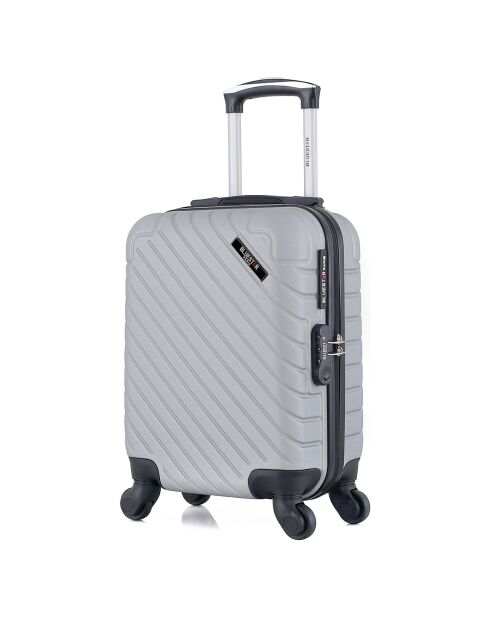 XXS Kabinenkoffer 4 Einzelräder City 42 cm grau