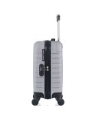 XXS Kabinenkoffer 4 Einzelräder City 42 cm grau