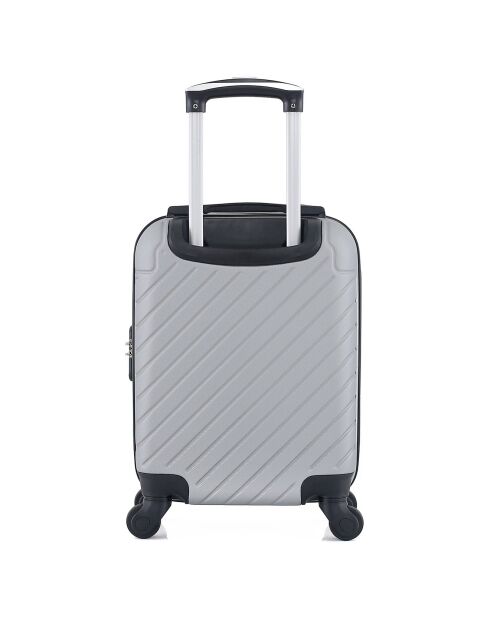 XXS Kabinenkoffer 4 Einzelräder City 42 cm grau