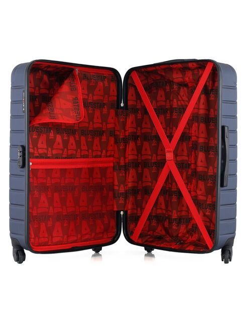 Long Stay Koffer 4 Einzelräder City 75 cm marineblau