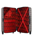 Valigia Long Stay 4 ruote singole Cité 75 cm marrone