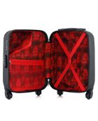 Opera XXS Allrad-Einrad-Kabinenkoffer 42 cm schwarz