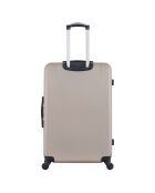 4 Opera-M 75/65/55/42 cm beige eenpersoons koffers met 4 wielen