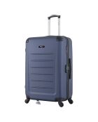 4 Opera-M 42/55/65/75 cm eenvoudige koffers met 4 wielen marineblauw