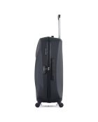 Garibaldi 75 cm zwarte Long Stay koffer met 4 wielen en enkele wielen