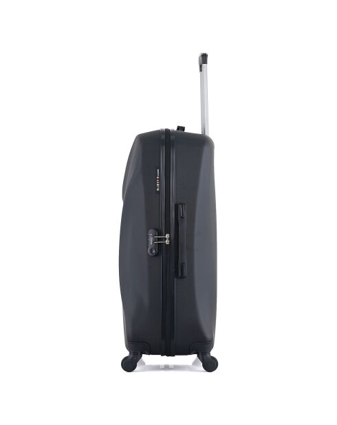 Garibaldi 75 cm zwarte Long Stay koffer met 4 wielen en enkele wielen