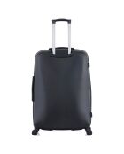 Garibaldi 75 cm zwarte Long Stay koffer met 4 wielen en enkele wielen