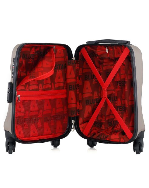 XXS Kabinenkoffer 4 Einzelräder Garibaldi 42 cm beige