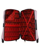 Valise Long Séjour 4 roues simples Garibaldi 75 cm rose doré