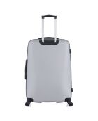 Valise Long Séjour 4 roues simples Garibaldi 75 cm grise