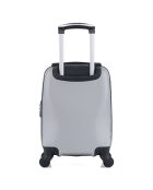 XXS Cabinekoffer 4 enkele wielen Garibaldi 42 cm grijs