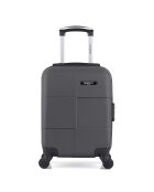 Cabinekoffer XXS 4 enkele wielen Miami 46 cm donkergrijs