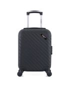 Valise Cabine 4 roues simples Cité 55 cm noire