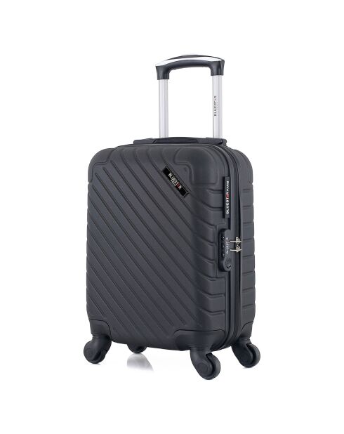 Valise Cabine 4 roues simples Cité 55 cm noire
